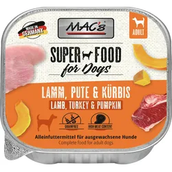 MAC's Dog 150g Hundenassfutter 11 x 150 Gramm Lamm, Pute & Kürbis