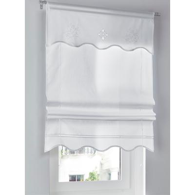 Raffrollo HEINE HOME Gr. 3, weiß, B:80cm H:130cm, Raffrollos