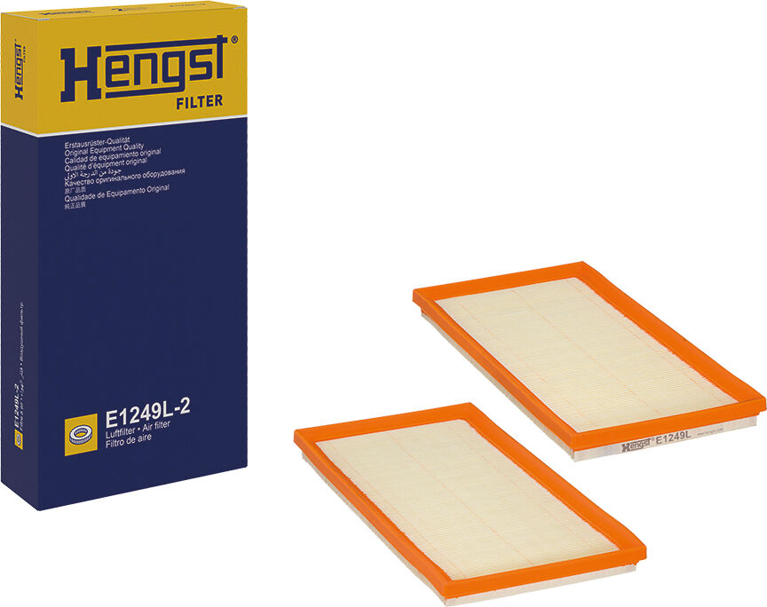 Hengst Filter Luftfilter E1249l-2 Filtereinsatz 25mm Für Mercedes