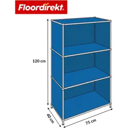 Floordirekt, Regal, Concept Epure MK-101 (75 x 40 x 120 cm)