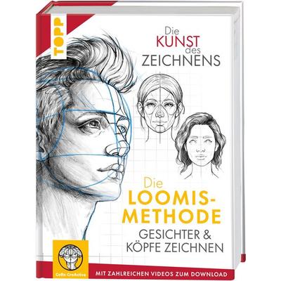 Die Kunst des Zeichnens. Die Loomis-Methode. Gesichter & Köpfe zeichnen, Gebundene Ausgabe von Maria Ellen Karin Zurowetz, Frechverlag GmbH,