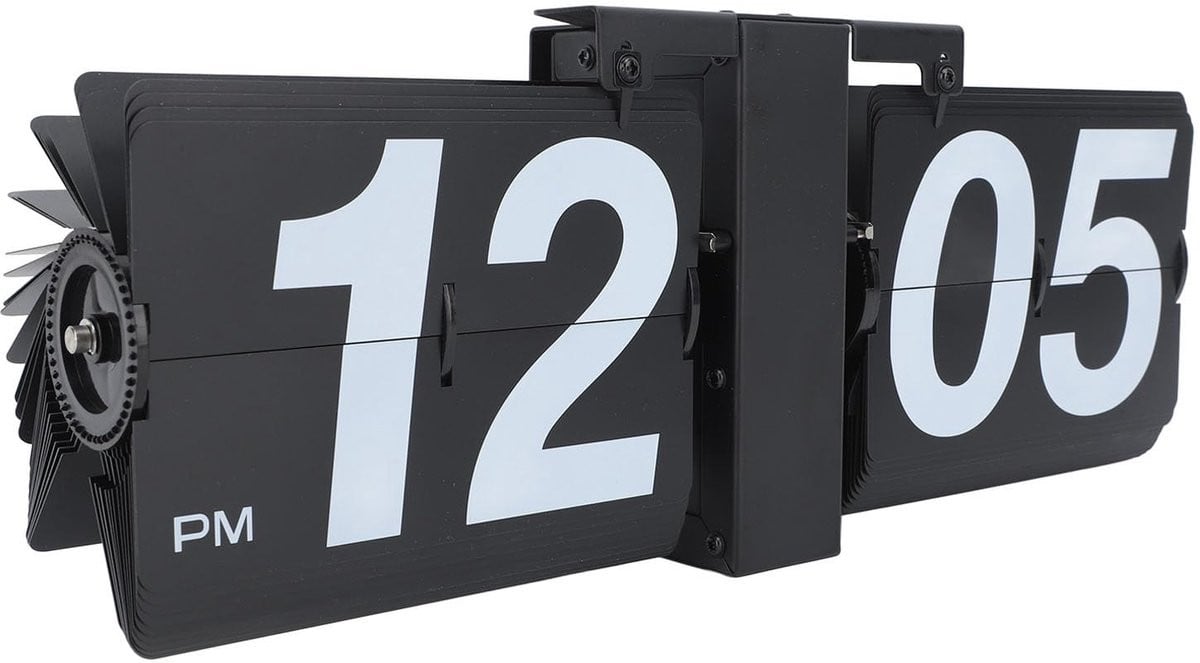 Allecto Bureauklok met Thermometer en Hygrometer - Zwart - Compact Formaat