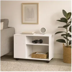 HTI-Living, Regal, Regal auf Rollen (80 x 30 x 55 cm)