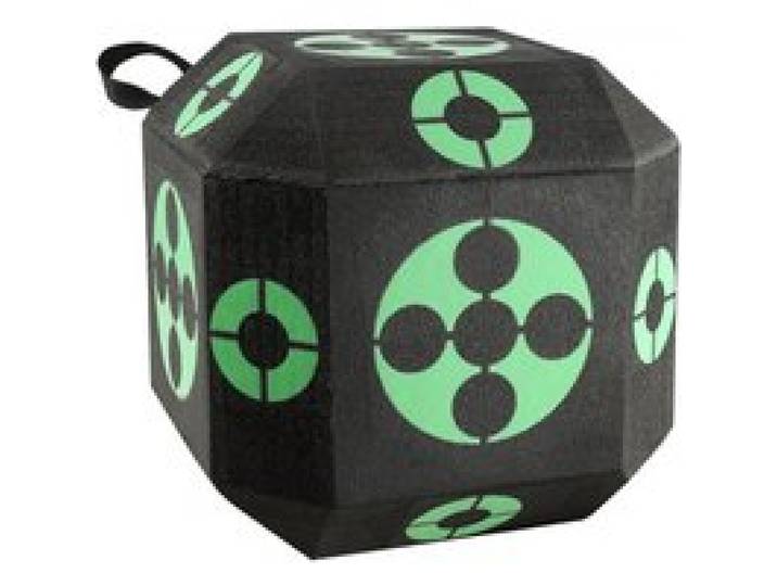 VEVOR Cible de Tir à l'Arc 381x381x381 mm Cible Cube Arcs et Arbalètes Portable 18 Faces en Mousse XPE Auto-Réparable Haute Visibilité pour Entraînement Archerie à Longue Distance en Plein Air Archer