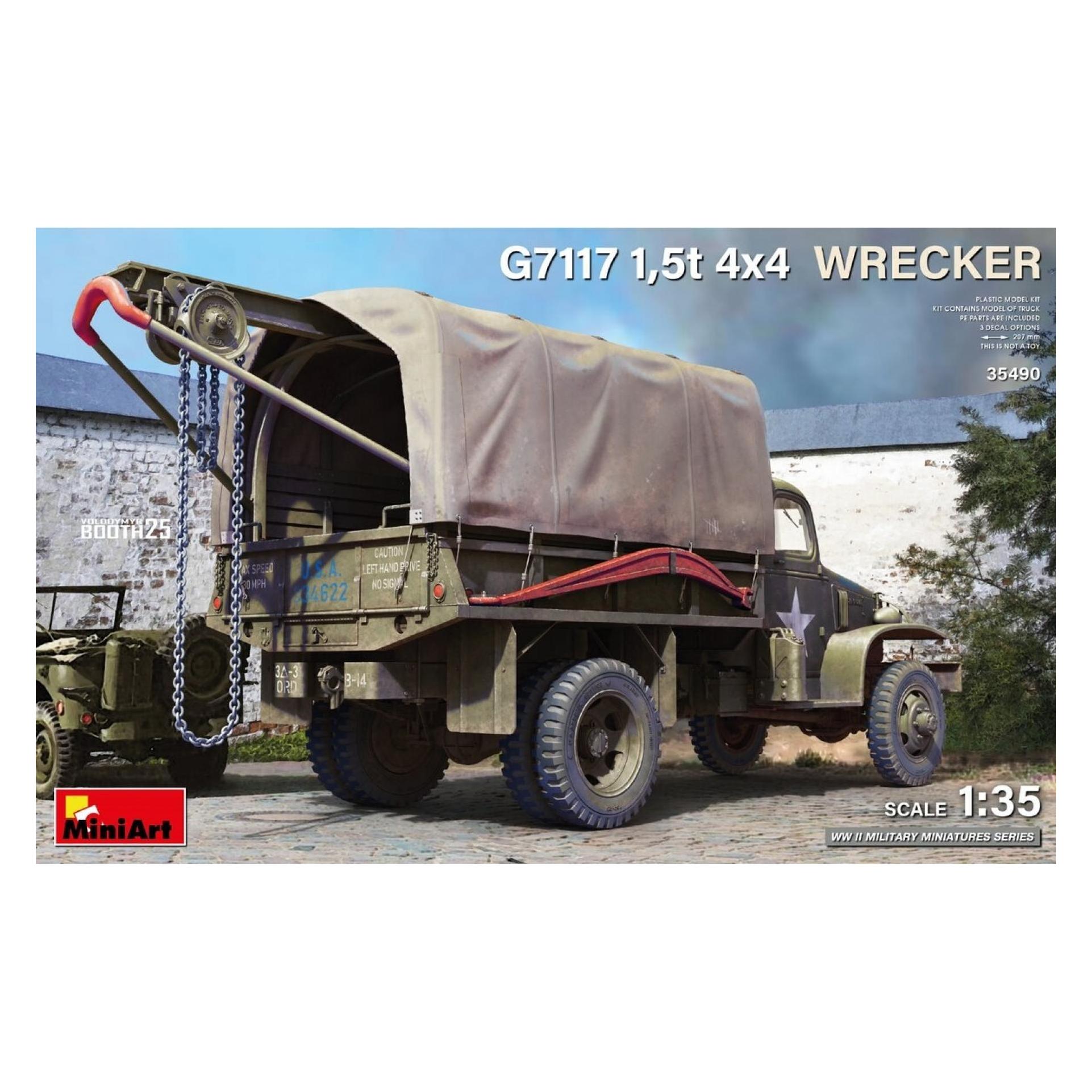 Mini art 1:35 G7117 1,5to. 4x4 Abschleppwagen (550035490)