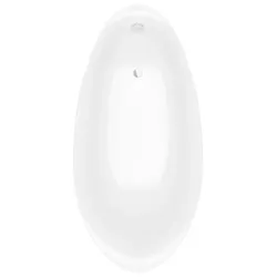 Villeroy und Boch Aveo new generation Sonderform-Badewanne Q194AVE9T1BCVRW 190 x 95 cm, speziell, freistehend, mit Ablaufgarnitur, stone white