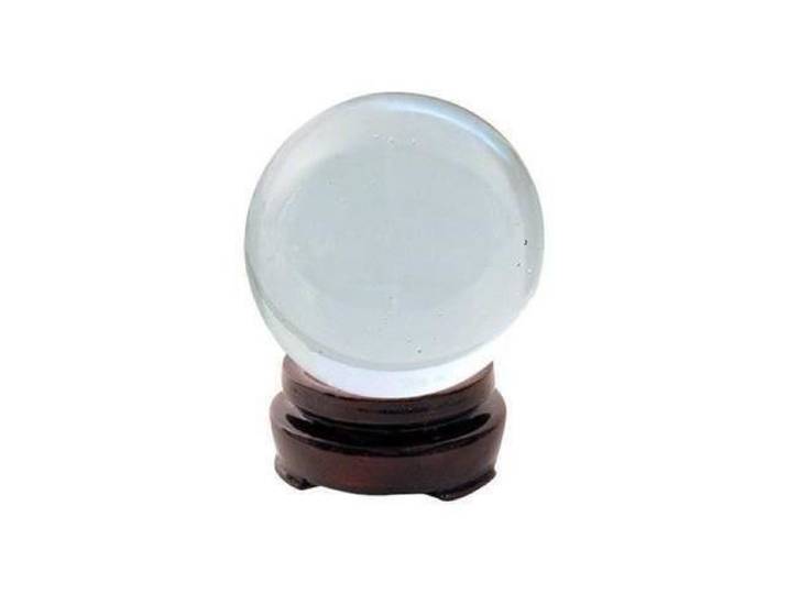 Boule de verre - 6 cm - Support inclus - Design contemporain - Objets décoratifs