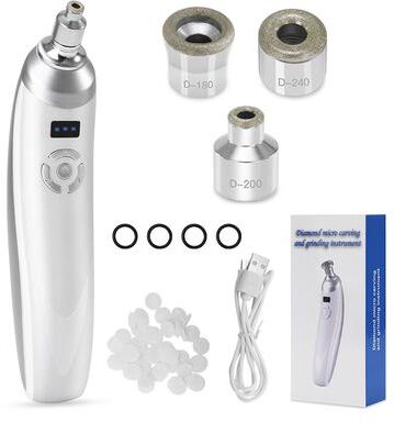 On Spot Shop Upgraded Diamond Microdermabrasion Machine, Professional Blackhead Removal & Facial Deep Cleansing Device white
