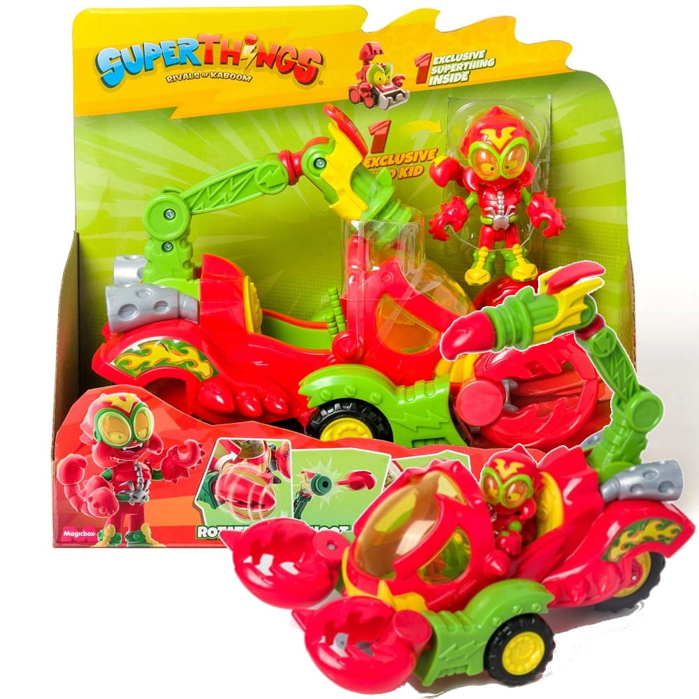 Super Things Zings Wild Scorpioen voertuig met figuur van Alltoys