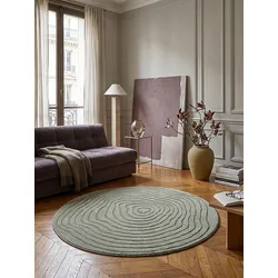 Teppich Pflegeleicht Grün 160x160 cm - CETINA   Kadima Design