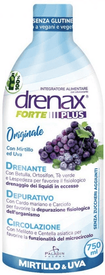 Drenax Forte Mirtillo Plus Integratore Drenante 750 ml