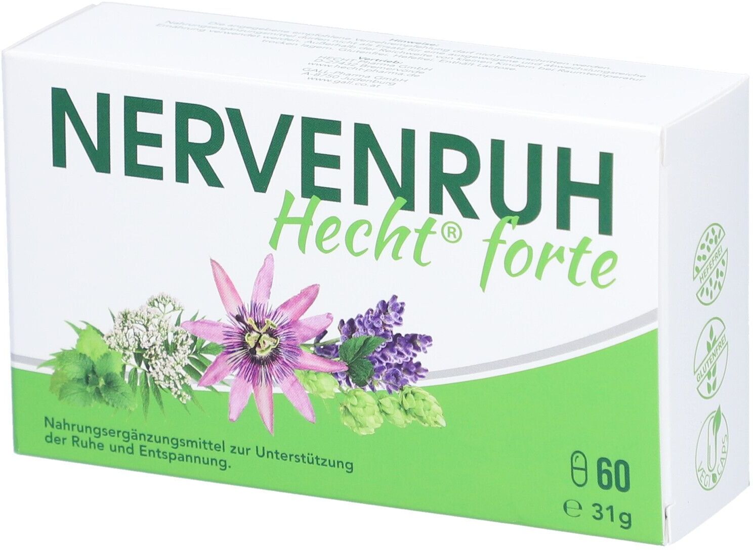 Hecht Pharma Nervenruh Hecht forte Kapseln 60 St
