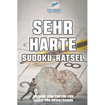 Sehr Harte Sudoku-Rätsel | Bücher zum Testen der Logik für Erwachsene, Taschenbuch von Puzzle Therapist, Speedy, 978-1-5419-4511-1