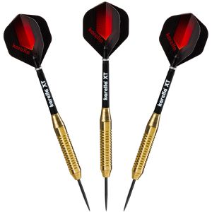 Karella Dartpfeile XT-1 Steel, 8285.01, mit Metallspitze, 22g, 3 Stück