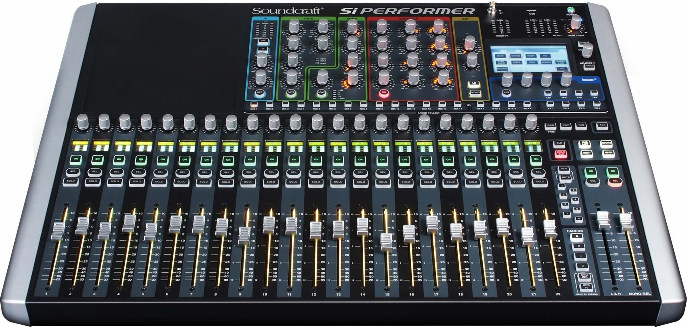 Soundcraft Si Performer 2 - Digitals Mischpult Mit Integrierter Dmx/lichtsteuerung