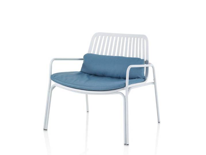 Chaise d'intérieur-extérieur AGNES blanche