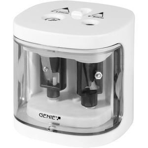 Genie Spitzmaschine PS 130, elektrisch, für Stiftdurchmesser bis 12mm, weiß, 4 Stück
