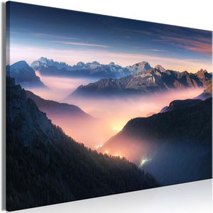 Artgeist Wandbild Bergatem, Leinwand, Querformat, 120 x 80 cm