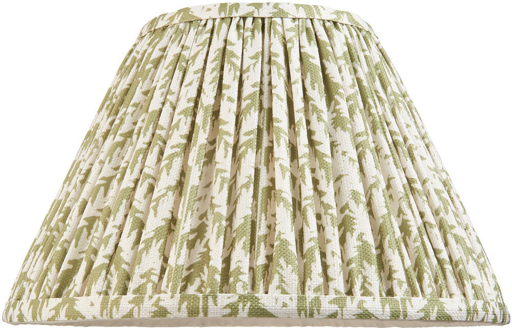 Heritage Hues Leaf 30cm Lamp Shade Green 18cm H X 14cm W X 30cm D