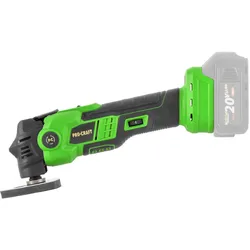 Procraft, Multifunktionswerkzeug, PMT22bb Akku Multifunktionswerkzeug 20 V Brushless + 1x Akku 2,0 Ah + Ladegerät (Oszillationswerkzeug)