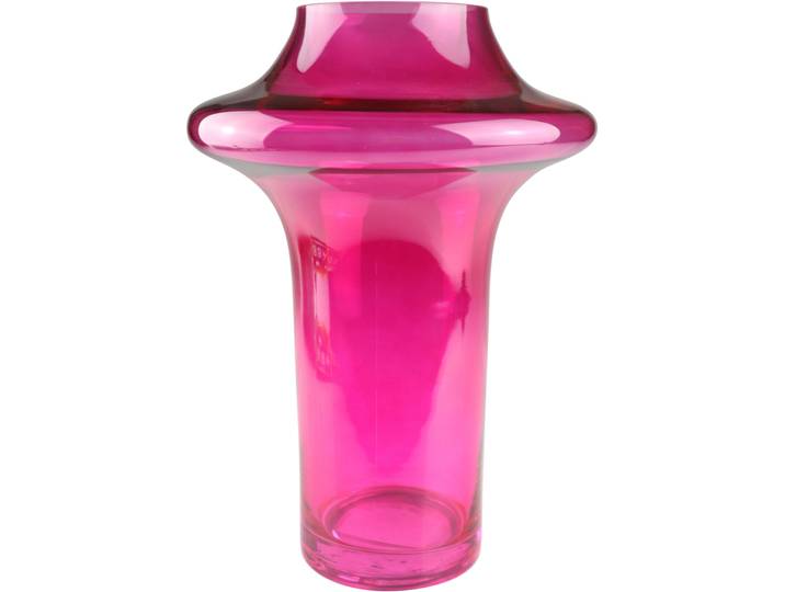 Dekovase AM DESIGN Vibrant pinkfarbene Glasvase , pink, B:20cm H:29cm, Glas, Vasen, Dekovase, Farbe und Energie für jeden Raum