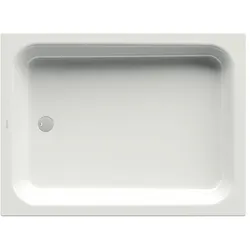Bette quadrat Duschwanne „BetteQuinta“ 1200 × 1200 mm ohne Oberflächenbeschichtung, ohne Oberflächenveredelung, ohne Wannenträger, in Schwarz