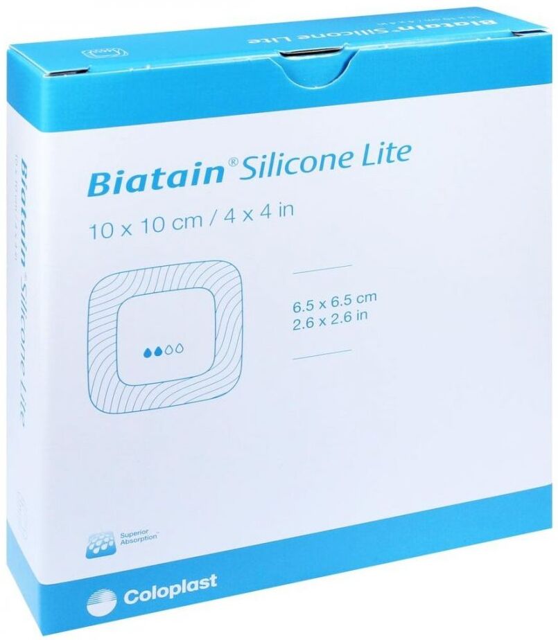 Biatain Silicone Lite Schaumverband 10x10 cm