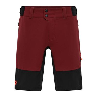 Radhose ZIENER "NIANDO-Z", Herren, Gr. 48, EURO-Größen, rot (rotwood), Obermaterial: 100% Polyester. Obermaterial 2: 100% Polyester. Obermaterial 3: 98% Polyester, 2% Elasthan, Hosen