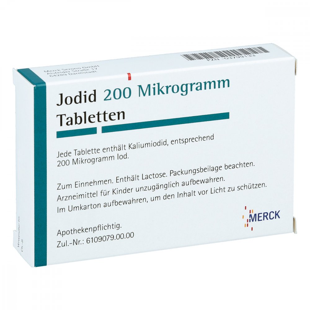 Merck Healthcare Germany GmbH Jodid 200 Mikrogramm 03799133