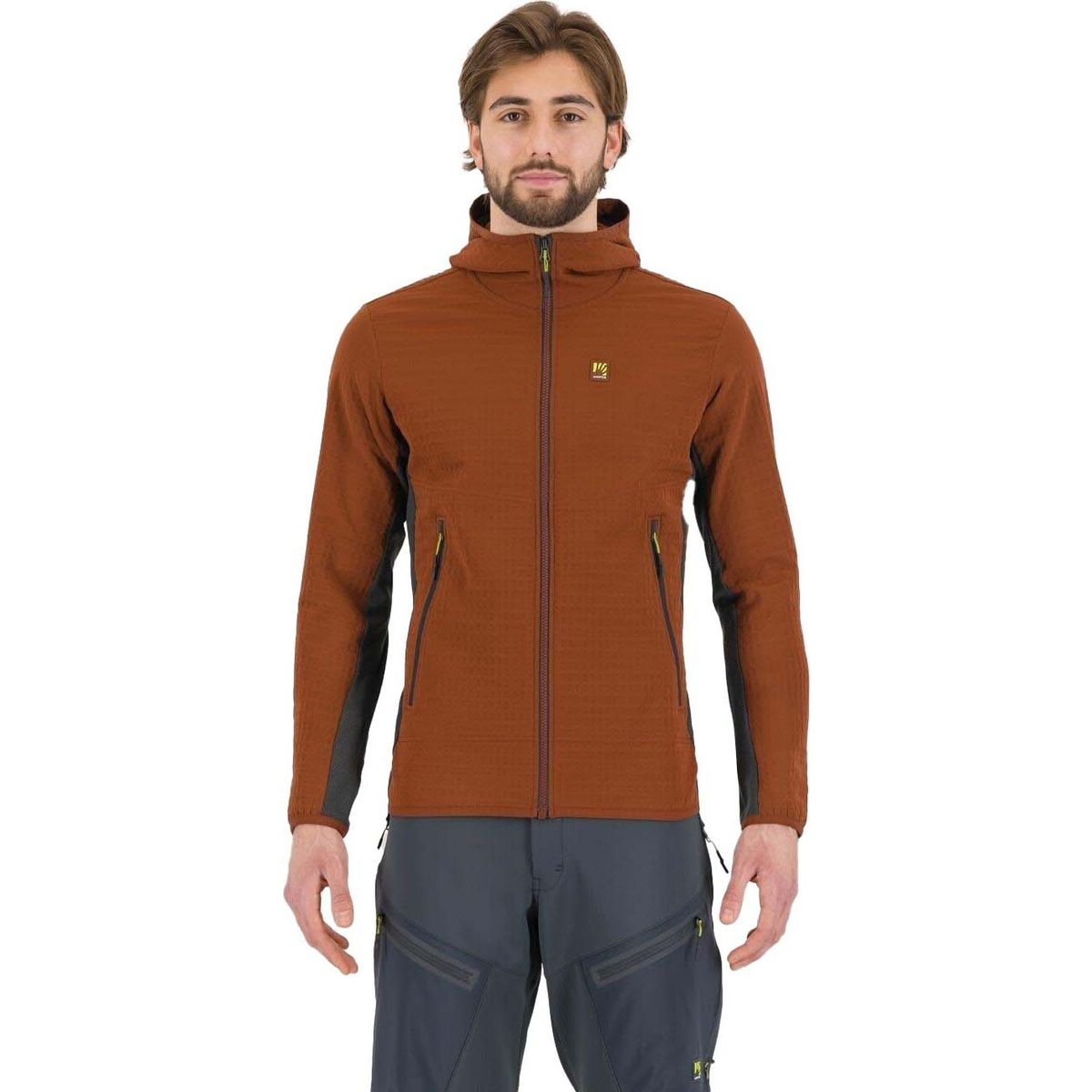 Karpos Marmolada Hoodie Fleece mahogany/woodl.gray (022) S 2531076-022-S