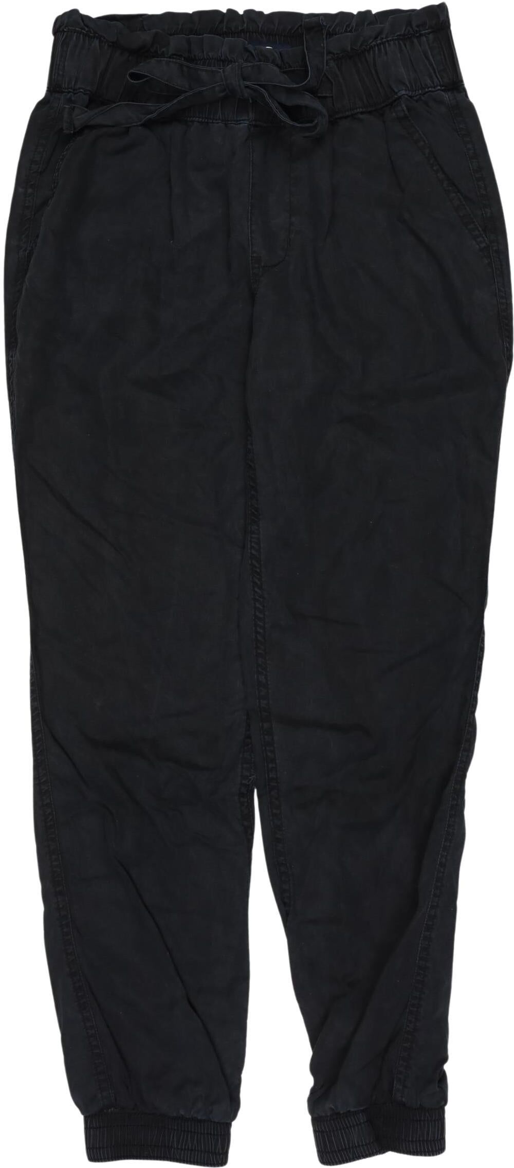 Hollister Damen Stoffhose, Marineblau, Gr. XS, Lyocell - Second Hand