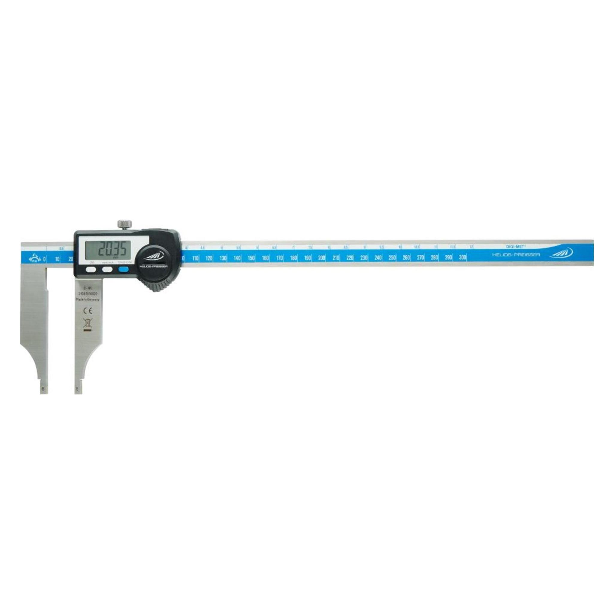 Helios Preisser Werkstatt Messschieber Digital 300mm ohne Spitzen IP65 (30 cm) (4029713019495)