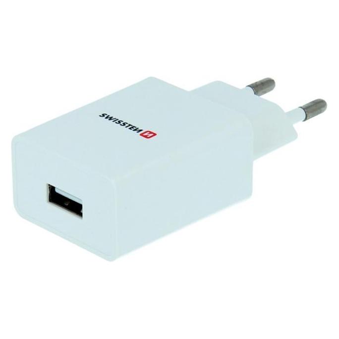 Swissten USB Ladegerät Smart IC mit 1x USB 1A Power + Datenkabel USB / Lightning 1,2 M (5 W, 1 Port) (22067000)