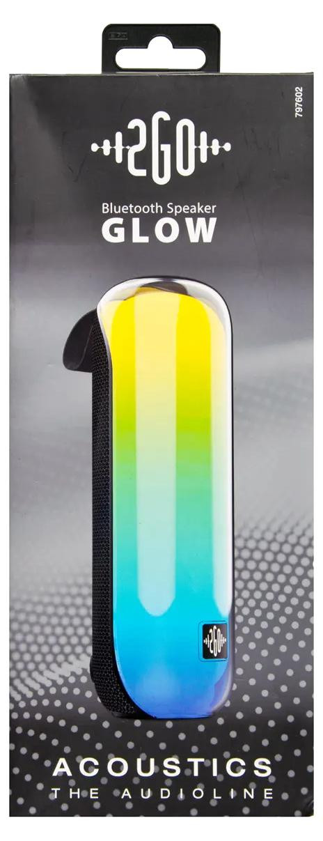 2GO Bluetooth Lautsprecher Acoustic Glow met RGB-lichtshow