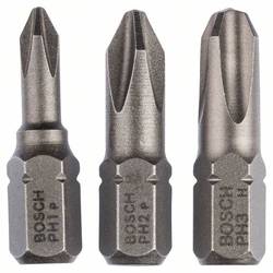 Bosch Accessories 2607001752 Kreuzschlitz-Bit Antrieb: 1/4 (6.3 mm) Abtrieb: Kreuzschlitz Phillips PH 1, PH 2, PH 3 25 mm