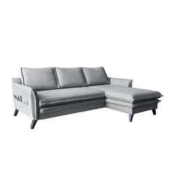 Miuform Ecksofa mit Schlaffunktion Charming Charlie ¦ grau ¦ Maße (cm): B: 228 H: 90