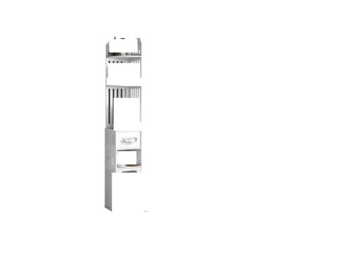 UALXPAO Badezimmer-Eckschrank Bodenstehender mehrstufiger Organizer, platzsparendes Regal, schmal(Style-2)