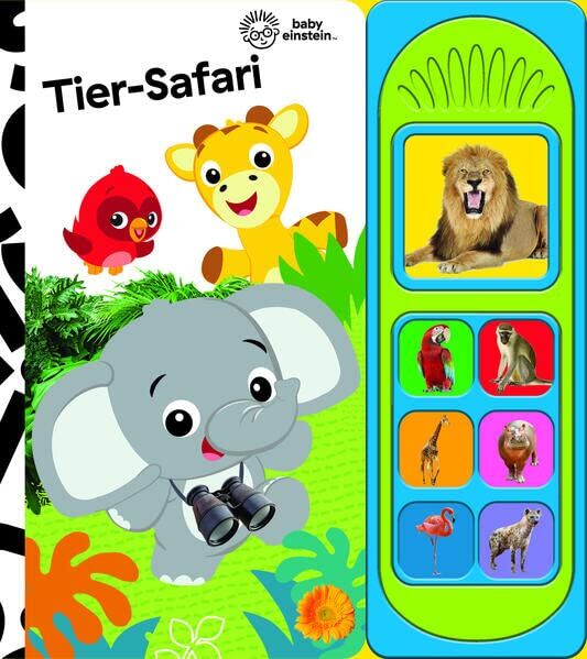 Phoenix International Publications Germany GmbH - Baby Einstein - Tier-Safari - Soundbuch - Pappbilderbuch mit 7 Tier-Geräuschen - Preis vom 11.10.2026 03:10:56 h
