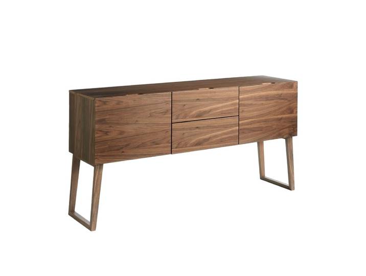 Buffet effet bois noyer