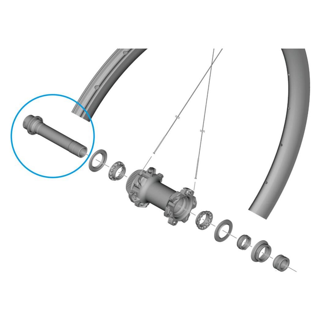 Shimano Hohlachse für WH-R9270-C50-TU-F VR (39191602)
