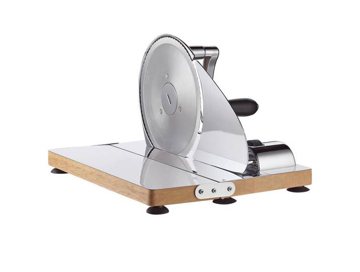 Zassenhaus Allesschneider Vintage, Silber, Metall, Holz, Buche, 26x34x21 cm, Saugfüße, Kochen, Küchenhelfer, Sonstige Küchenhelfer