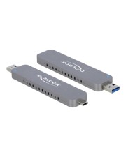 Delock Externes Gehäuse für M.2 NVMe PCIe SSD mit USB Type-C und Typ-A Typ C (42616)