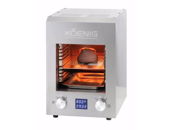 Koenig Elektro Beef Grill Elektrogrill – chrom