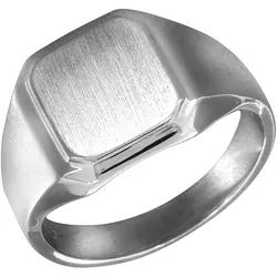 Fingerring FIRETTI "Schmuck Geschenk Silber 925 Siegelring" Gr. 21, silber (silberfarben), Fingerringe, Herren, 21, Silber 925 (Sterlingsilber), 3,5mm, Fingerring