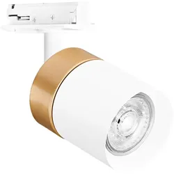 OSRAM 1-Phasen Schienen Leuchtkopf Tracklight Spot Mini Cylinder GU10 Gold/Weiß