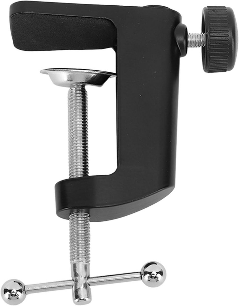 Verstelbare Metalen C-Klem voor Microfoonarm en Bureaulamp - 61mm