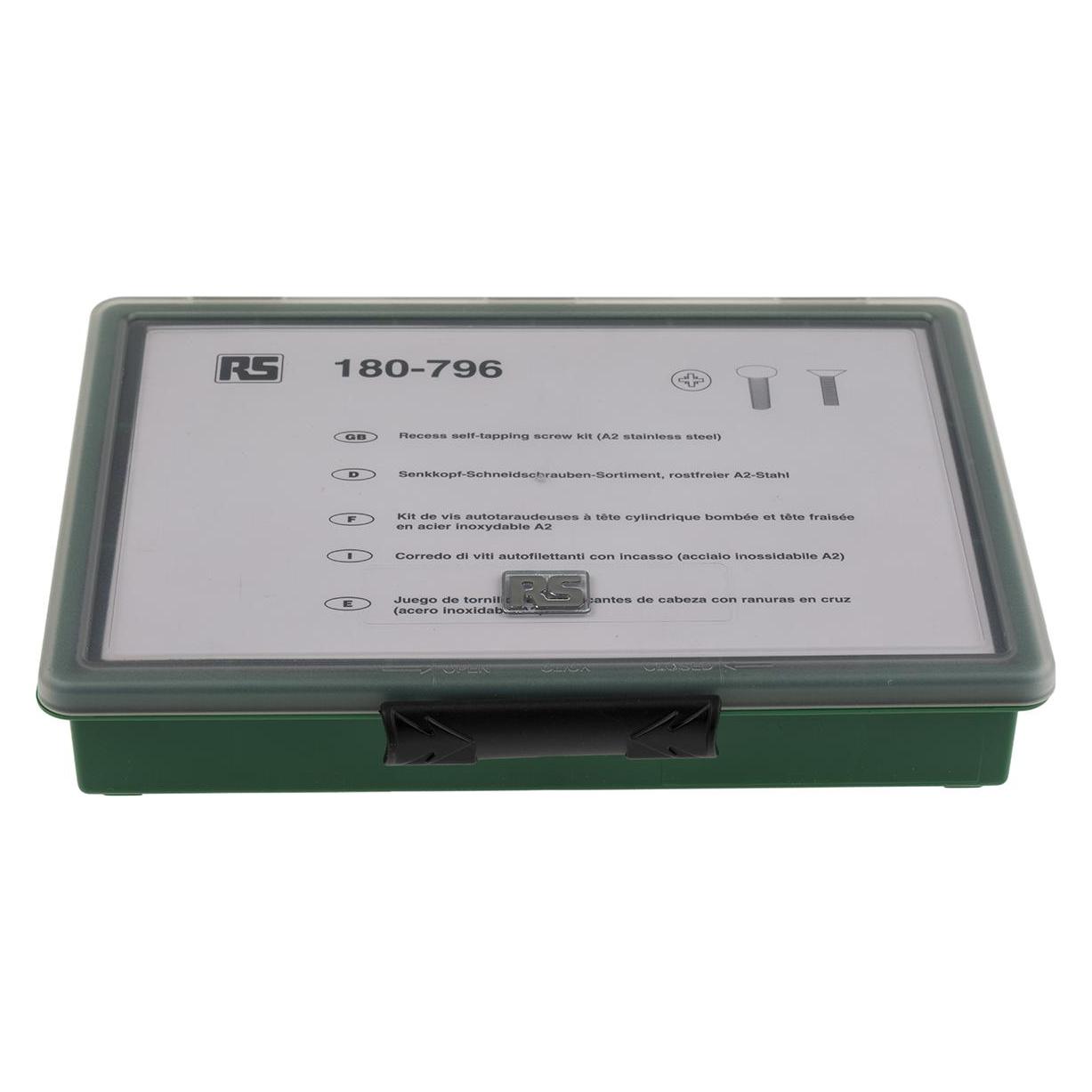 RS PRO Blechschrauben Satz rostfrei (180796)