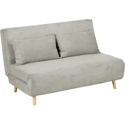 SCHLAFSOFA, Klappbett mit Bettfunktion, Rückenkissen, Polstersofa mit Samtoptik