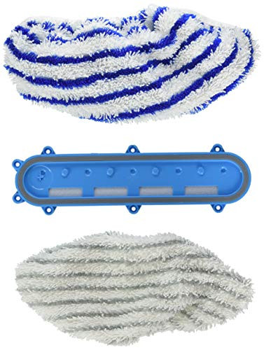Rowenta Aqua Head ZR009501 microvezel reinigingsdoekjes voor Aqua X-Force modellen, wit en blauw, 2 stuks