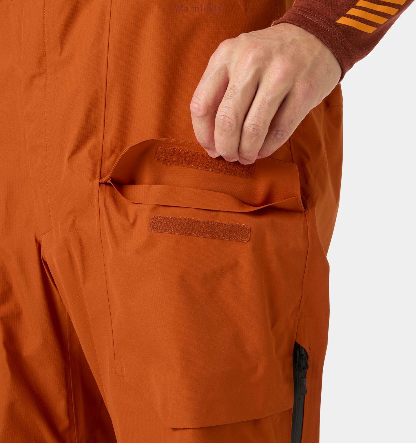 Helly Hansen Men's Ridge Infinity Shell Bib 2.0 - Brown - L